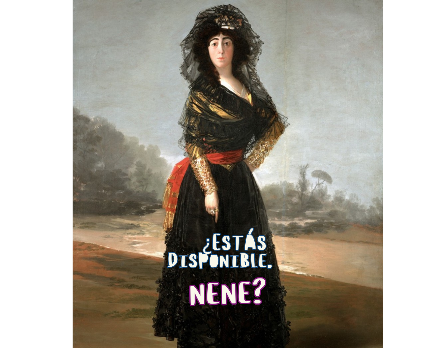 ¿Estás disponible, nene?