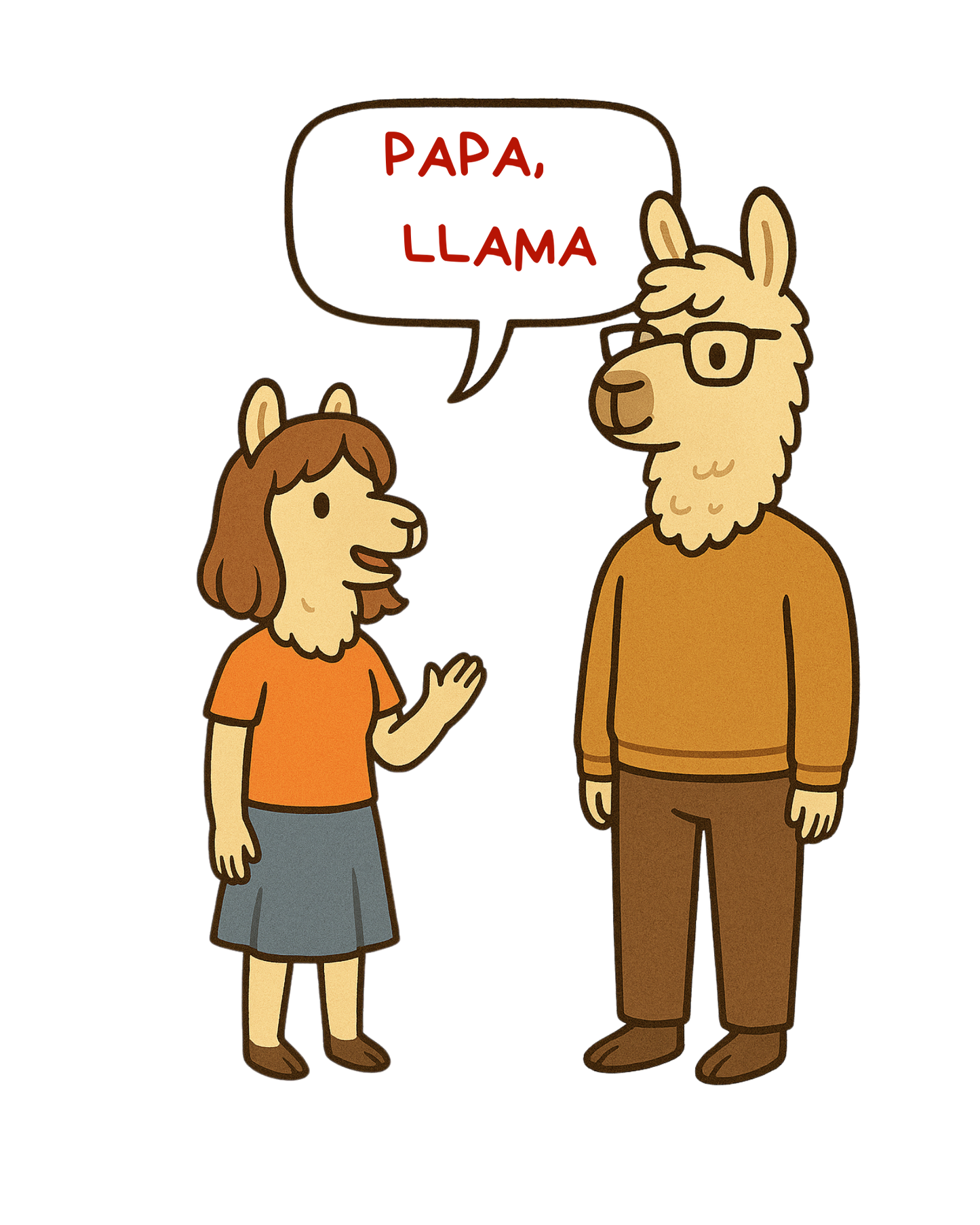 Papa llama