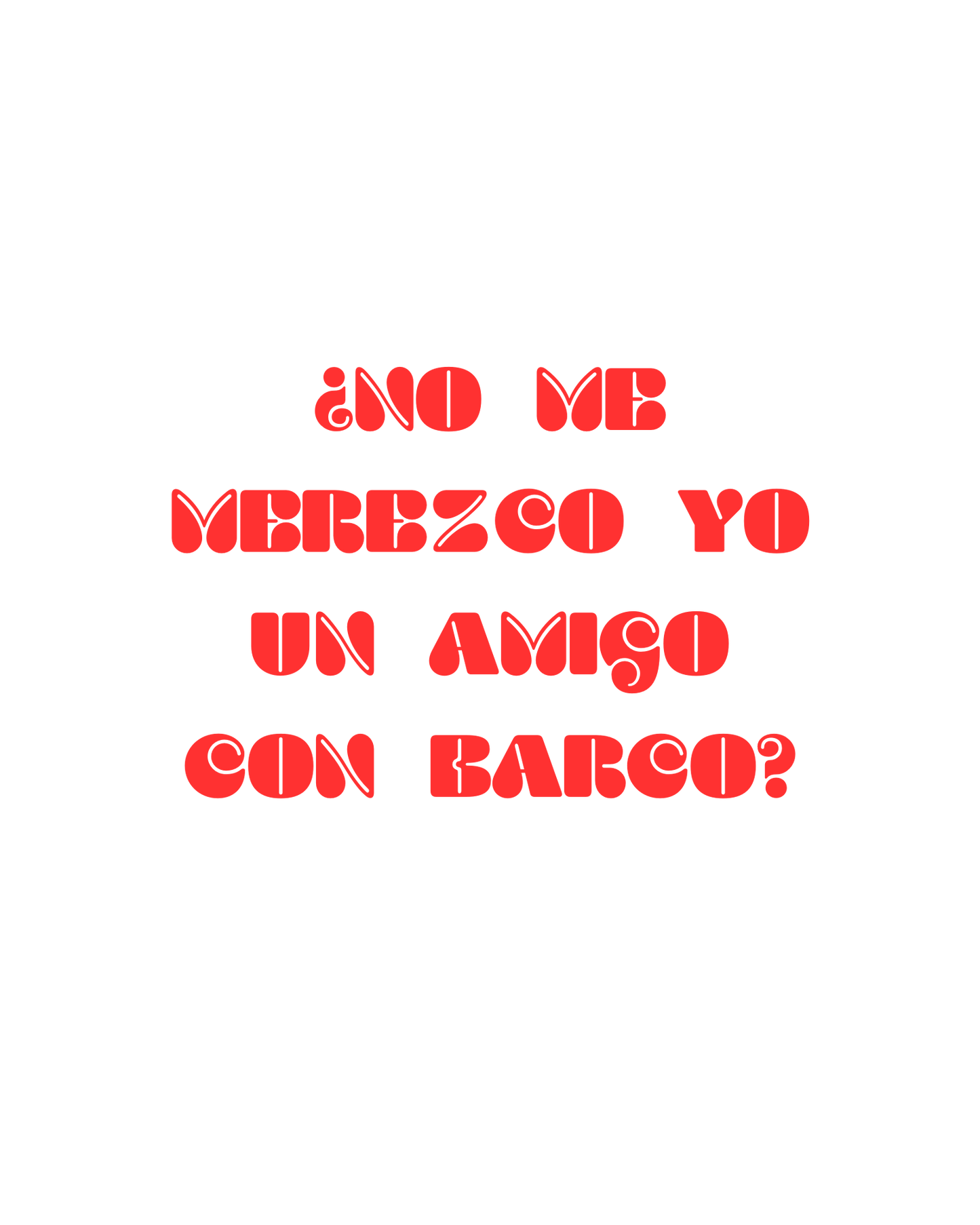 Amigo con barco